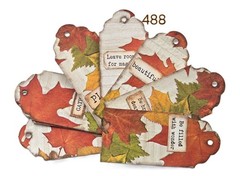 Handmade Junk Journal Tags Ephemera Scrapbook Embellishments