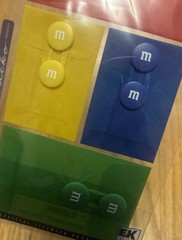 EK Success M&M’s Adhesive Envelopes Keepsake Candy Stickers Scrapbook NEW RARE