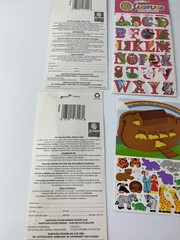 Sandylion Kromekote Animal Alphabet Letters Stickers New Sealed VTG Noah’s Arc