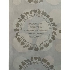 Vintage 80s stickers Mrs Grossman’s Lot 1979, 1980s, 1990s 2” 4” 6”
