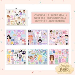 Story Magic Large Sticker Book 350 Repositionable Stickers
