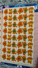 Vintage Current Inc Stickers Alphacats Sticker Sheet Lot 2 Sheets (Creases) READ