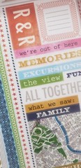 mambiSTICKS Flip Pack Vellum Stickers – OUR TRAVELS – 5 Sheets