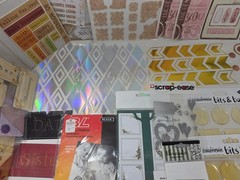 Lot Of 55 Mixed Brands Scrapbooking Supplies, Stickers, Sentiments, Etc.