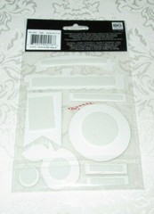 Soft Spoken World’s Best Teacher Dimensional Sticker Embellishments Decorations