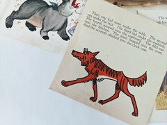 Vintage Pages children’s Books Junk Journal Scrapbooking Set C