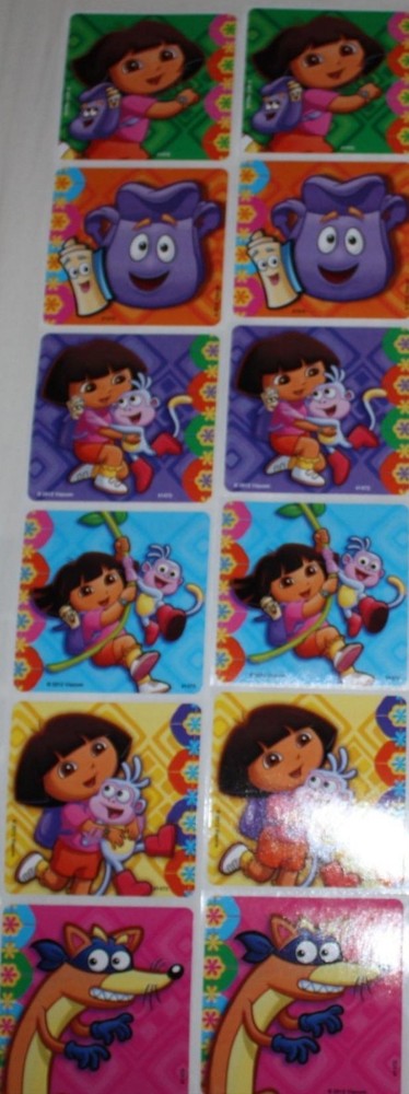 sticker lot party favors Dora Disney Princess TinkerBell – You Choose