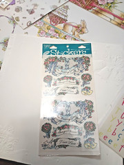 Lot of Wedding Themed Scrapbooking Stickers PaperS *NEW*