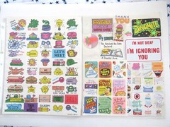 Whimsical Statement Vintage Sticker Assortment
