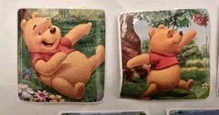 Vintage Smile Makers Sandylion Winnie The Pooh Stickers Lot of 5 2.5 x 2.5 Inch