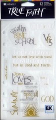 Vintage Sticko True Faith VACATION BIBLE SCHOOL theme 62368 FAST FREE ship!