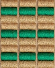Junk Journal Scrapbook Fabric Wrap 24 Spools Kit – Loaded Bundle 39.37yd – 944ft