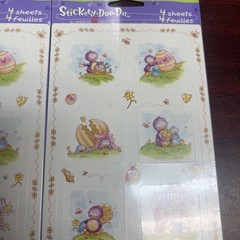 Vintage American Greetings Easter Chick Stickers 20 Sheets 5 Packages