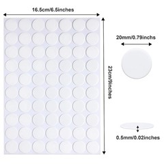 280Pcs 20mm Removable Sticky Dot Stickers – Waterproof & No Residue for Crafts