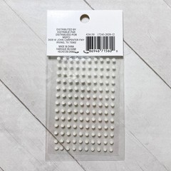 Miniature Pearl Gem Stickers 3mm Scrapbook Embellishments 3D Bead Landing