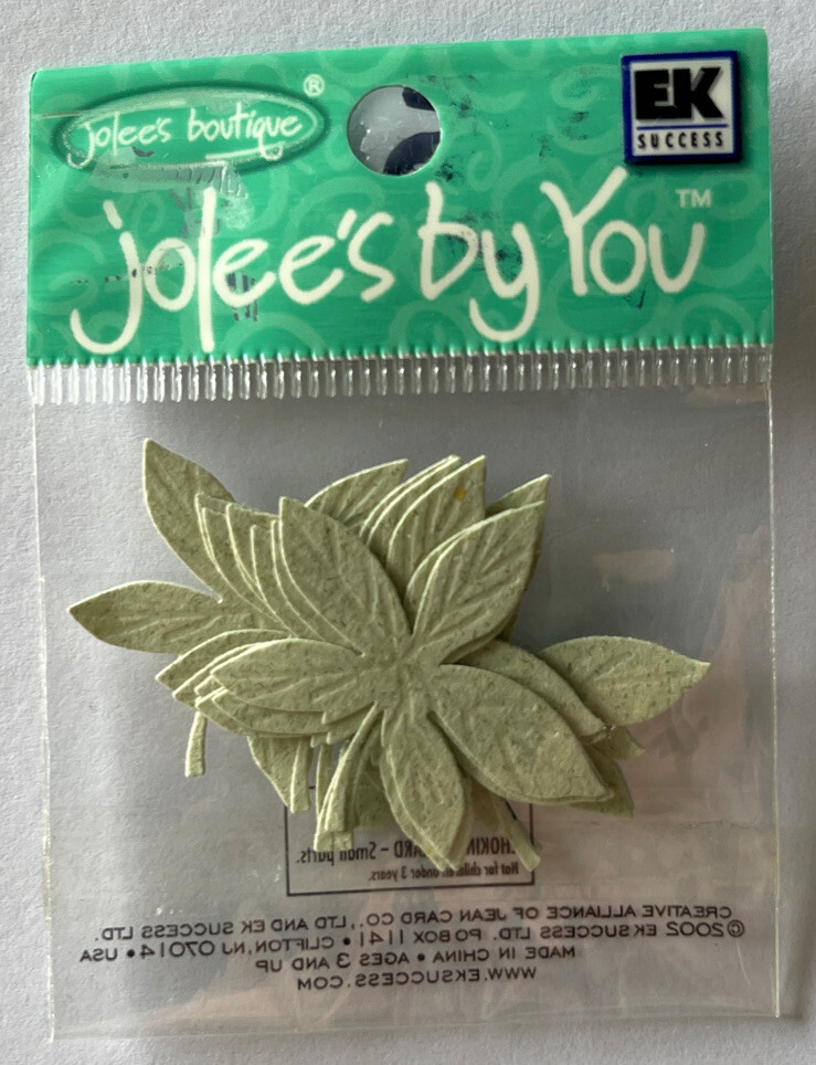 LIGHT GREEN PALM FROND Die-cut Embellishment(10pc)Jolee’s•Flower•Garden•Stems•