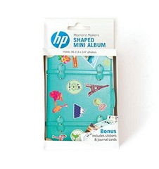 HP Sprocket Mini Scrapbook Suitcase Photo Album for 2×3 and 2.3×3.4 Prints