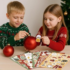 Fun Christmas Stickers for Kids – Large Set of 400 Holiday Stickers for