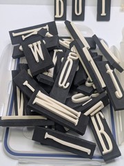 Large Mixed Decorative Letter Lot Craft Scrapbook Wall Decor Alphabet Letters