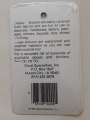 Vtg 1980 Prism Chrome Stickers Fruit Grapes Cherries Pear mordecai specializes