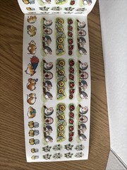 Vintage Penny Black Stickeroos Garden Friends Sticker ROLL, Stickers Animals