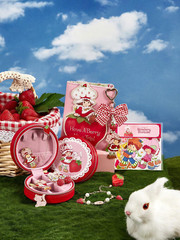 Strawberry Shortcake Cute Cartoon Licensed Adhesive Stickers – Pack of 42