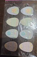 Provo Craft Third Dimension Stand-Outs Easter Egg Paper Sculpture Stickers Craft