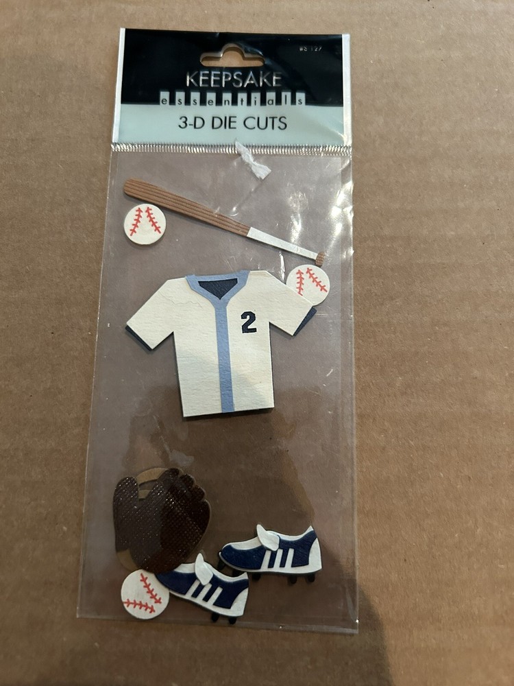 Keepsake Essentials Baseball Scrapbook Stickers