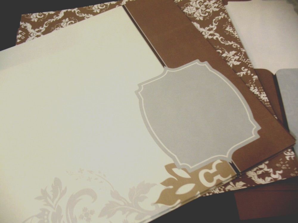 Creative Memories Divine Browns, Red, Mixed Lot, Unused, Loose, 33 Sheets.