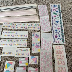 VINTAGE Mrs. Grossman’s Creative Memories, Stickopotamus Its A Girl Sticker lot