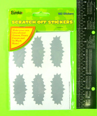 Scratch Offs Stickers Eureka Sticker Pack
