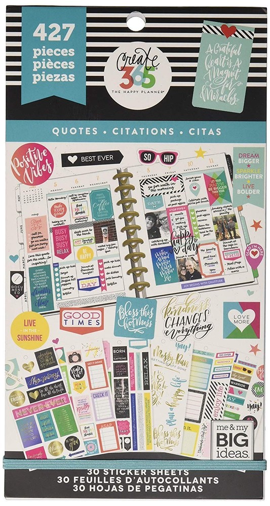 me & my BIG ideas Sticker Value Pack – The Happy Planner Productivity
