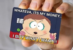 I Buy What I Want Credit/Debit Card Cover Skin Sticker