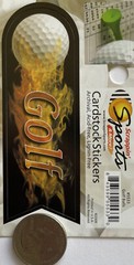 GOLF BALLS Cardstock Stickers (22pc)Scrappin’ Sports•Game•Par •Players•PGA Tours