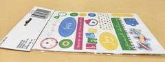 Keepsake Essentials Stickers BABY BOY Angel Sweet Pea 2-Sheets Scrapbook, NEW
