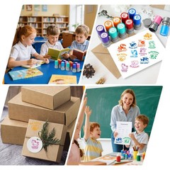 12Pcs Animal Teacher Stamps for Classroom, Teacher Appreciation Gifts, Self I…
