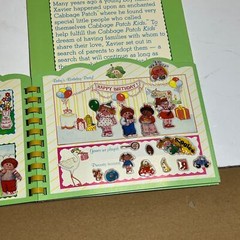 Vintage 1983 Cabbage Patch Kids Puffy Sticker Book Diamond Toys Used Stickers