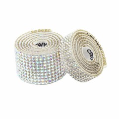 Self Adhesive Crystal Rhinestone Sticker Diamond Ribbon DIY Car Phone Bags Decor