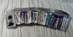 Lot of 31 Variety of Clear Stamps for Scrapbooking – Flowers, Sunshine, Rain