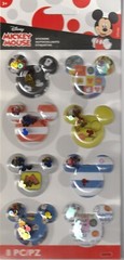 Disney Licensed MICKEY SHAKER BUBBLE HEAD stickers 95324 Fast FREE Ship! WOW!!!