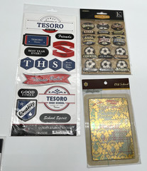Sports Scrapbooking Sticker Lot School Cheer Football Texas New Mixed