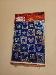 Vintage Disney Heartline Hallmark Mickey Mouse Sparkling Stickers (New) #71
