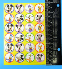 Mickey Mouse Disney Sticker Sheet