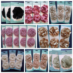 JOLEE’S BOUTIQUE FABRIC FLOWERS~ASSORTED COLORS & SIZES~CLICK FOR MORE PICTURES!