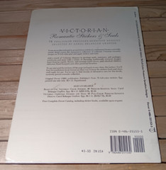 Vintage Victorian Valentine Stickers Book 1986 78 Full Color Roses Cupids Love