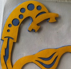 SNORKELING Laser Overlay Die-Cuts(3pc)DCWV•Flippers•Diving •Mask•Ocean•Tropical