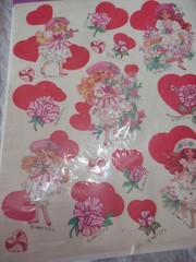 Vintage NEW American Greetings Forget Me Not Peppermint Rose Scented Stickers