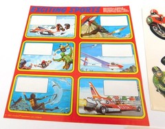 Lot of Vintage Motorcycle Sports Dirt Bike Vehicle Stickers School Labels 1980s