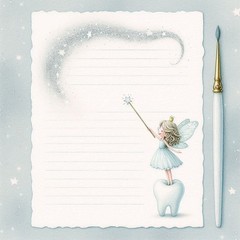 Set Of 13 Fairy Paper For Junk Journal Scrapbook Kit