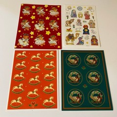 Vintage Hallmark & AGC Christmas Stickers